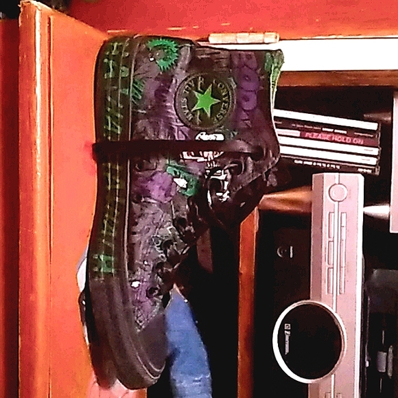 Joker converses/all stars DC comics design - Picture 2 of 3